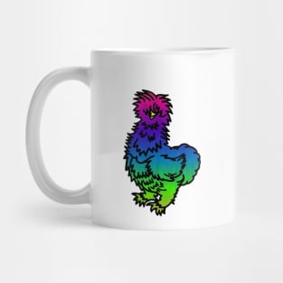 Psychedelic Silkie Chicken Mug